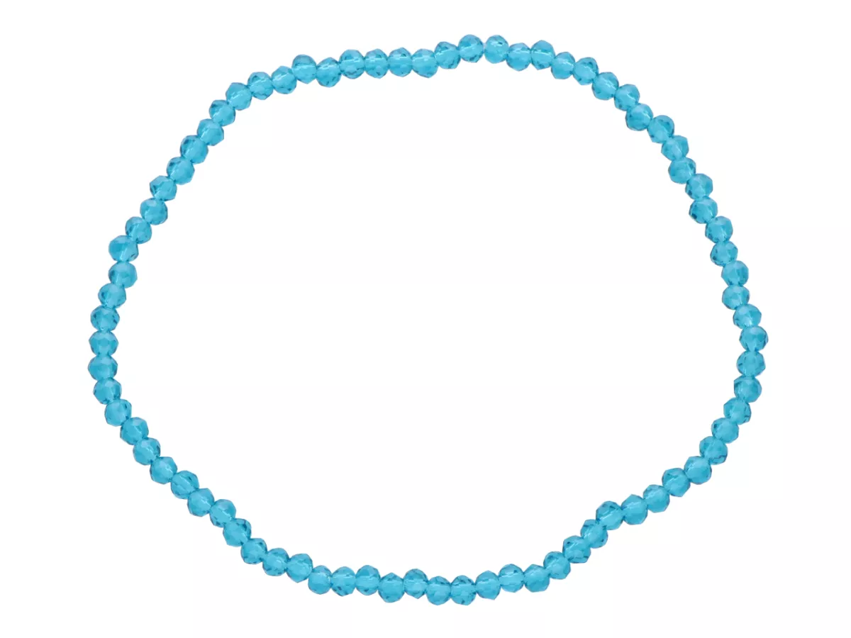 R4B79 BRANSOLETKA KRYSZTAŁKI 2,5 mm NA GUMCE