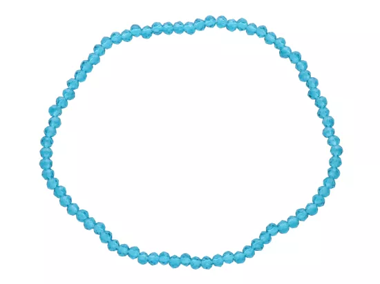 R4B79 BRANSOLETKA KRYSZTAŁKI 2,5 mm NA GUMCE