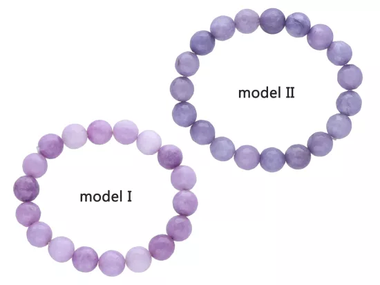 R2I60 BRANSOLETKA ANHYDRYT KULE FASETOWANE 10 mm