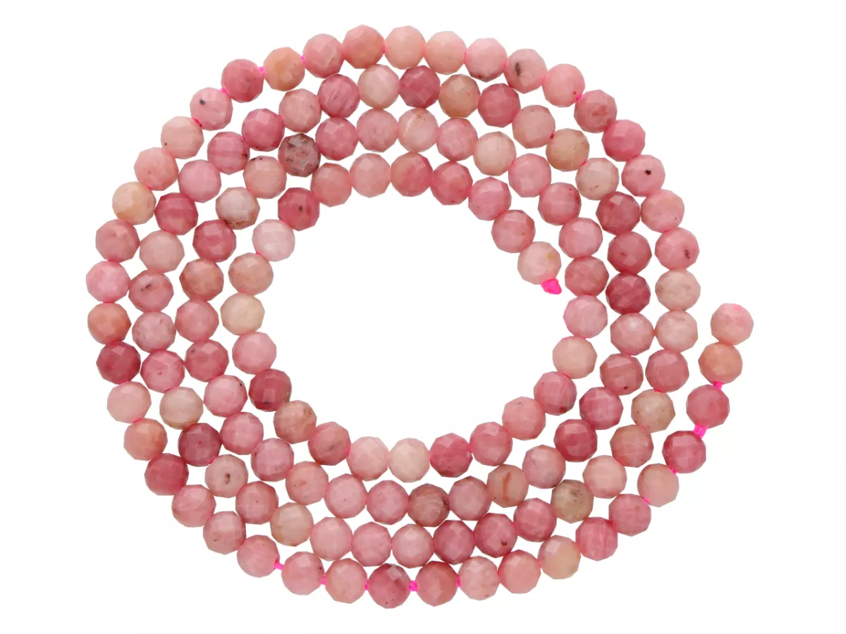 K7M73 RODONIT KULE FASETOWANE 3 mm - 1 SZNUR