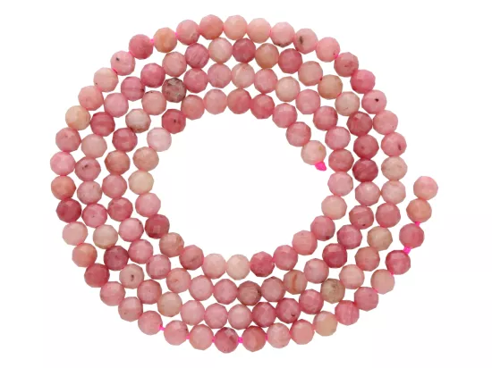 K7M73 RODONIT KULE FASETOWANE 3 mm - 1 SZNUR