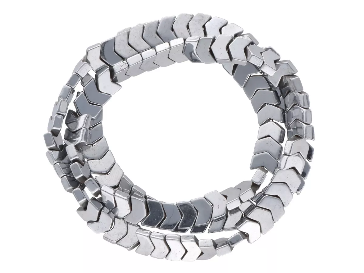 K6B21 HEMATYT STRZAŁKI 6/4,5 mm - 1 SZNUR