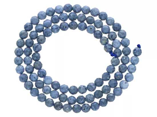 K7N41 KORAL NIEBIESKI KULE FASETOWANE 4 mm - 1 SZNUR