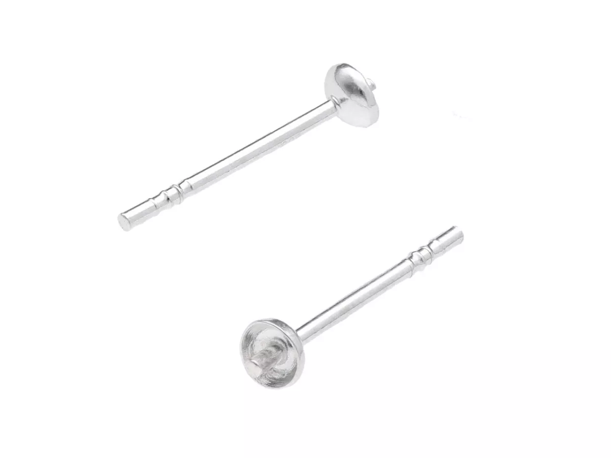 P3J90 SZTYFTY DO WKLEJANIA 3 mm SREBRO 925 - 1 PARA