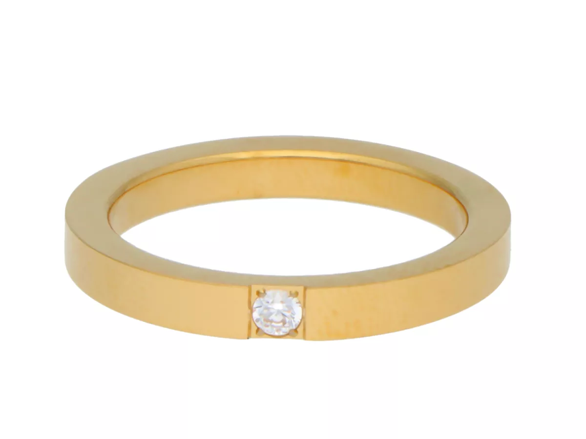 R3I18 PIERŚCIONEK ZE STALI CHIRURGICZNEJ - 1 SZTUKA