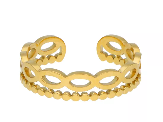 R3H12 PIERŚCIONEK ZE STALI CHIRURGICZNEJ - 1 SZTUKA