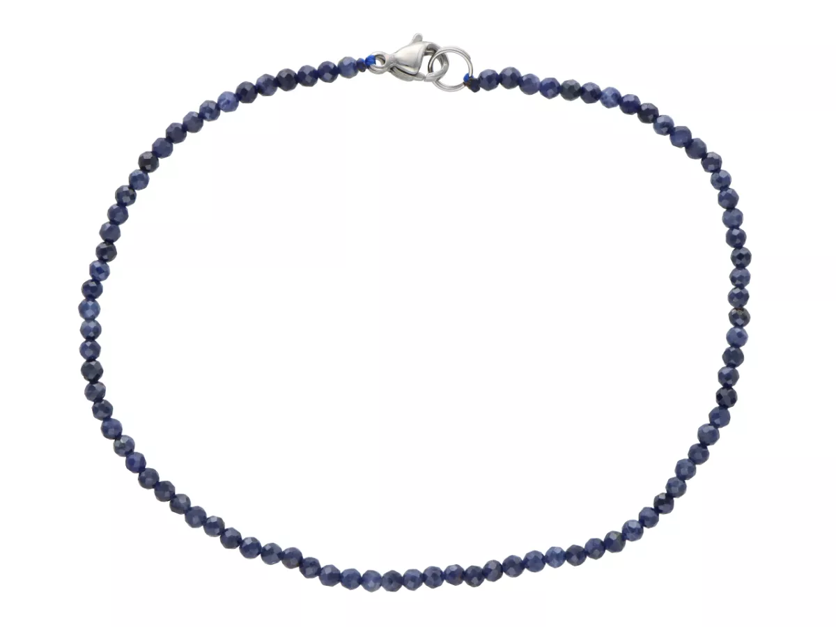 R3B28 BRANSOLETKA SZAFIR KULE FASETOWANE 2,5 mm