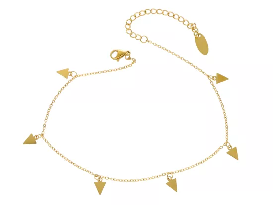 R3W16 BRANSOLETKA NA NOGĘ STAL CHIRURGICZNA