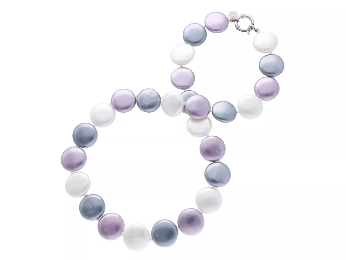 N2Y60 NASZYJNIK PERŁA MAJORKA