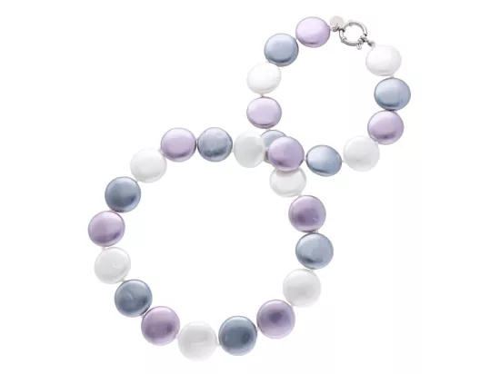 N2Y60 NASZYJNIK PERŁA MAJORKA