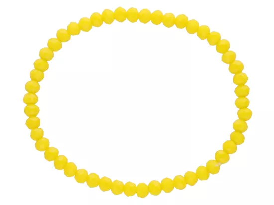 R2P46 BRANSOLETKA KRYSZTAŁKI 4 mm NA GUMCE