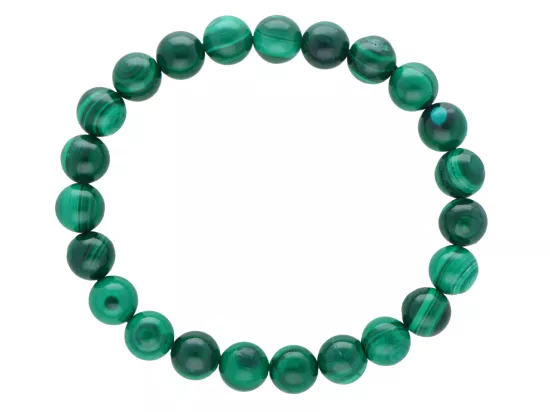 R5C00 BRANSOLETKA MALACHIT KULE 8,5 mm