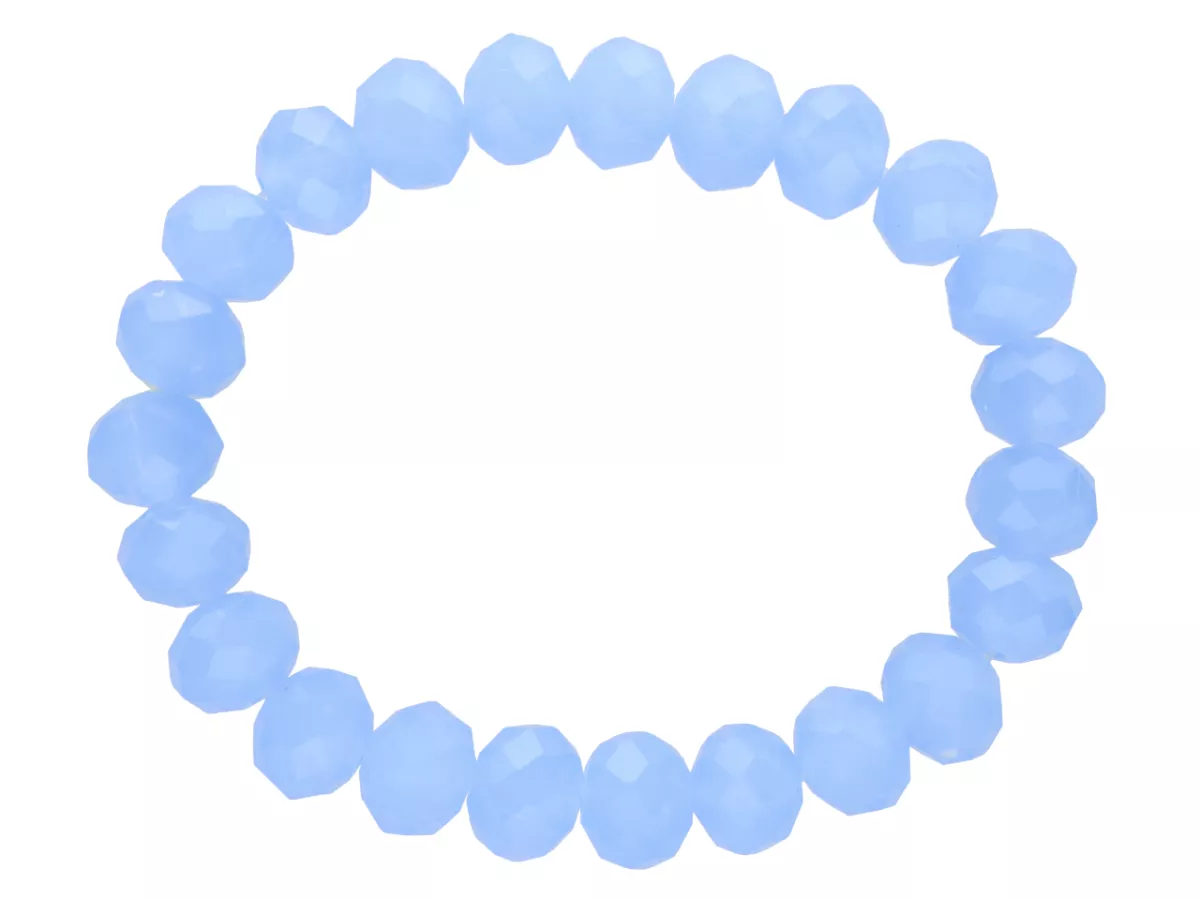 R1P50 BRANSOLETKA KRYSZTAŁKI 9,5mm NA GUMCE