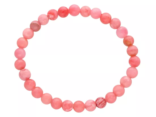 R4Z82 BRANSOLETKA RODOCHROZYT KULE 6,5 mm