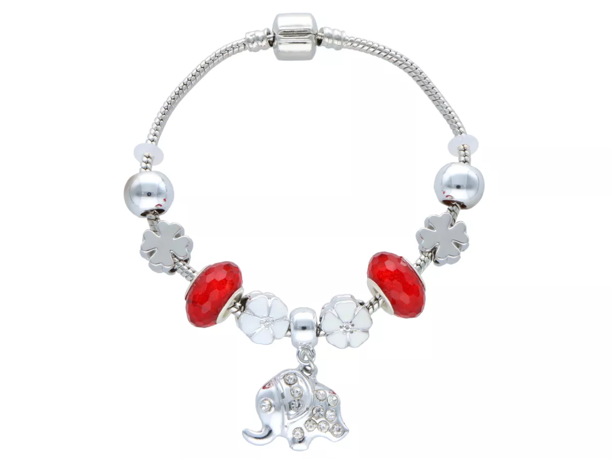 R4B59A BRANSOLETKA MODUŁOWA Z ZAWIESZKAMI - 1 SZTUKA