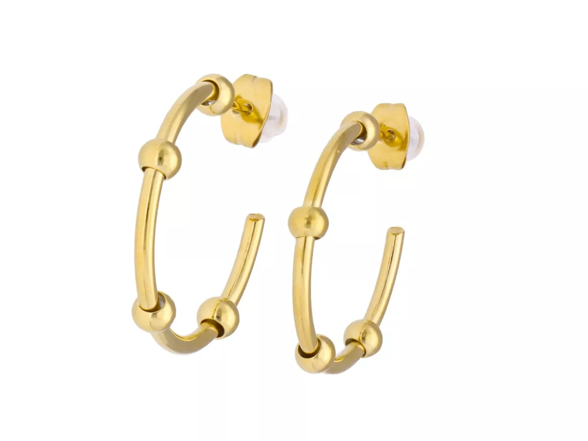 U1L10 KOLCZYKI STAL CHIRURGICZNA 1 PARA