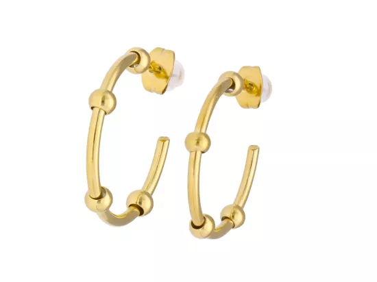 U1L10 KOLCZYKI STAL CHIRURGICZNA 1 PARA