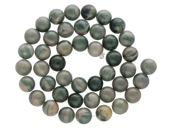 K7A20 JASPIS MORSKI KULE 8,5 mm - 1 SZNUR