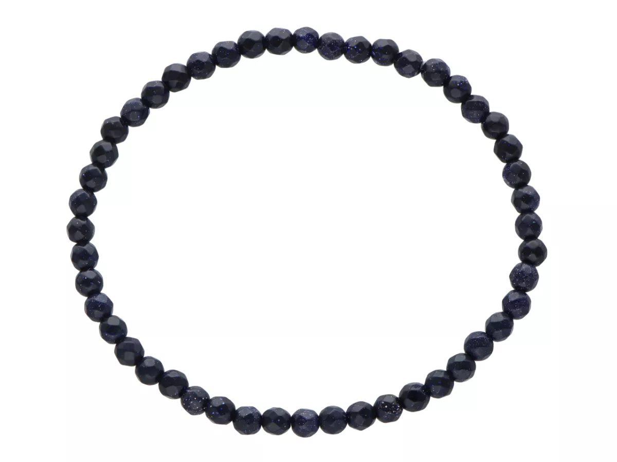 R4J81 BRANSOLETKA NOC KAIRU KULE FASETOWANE 4 mm