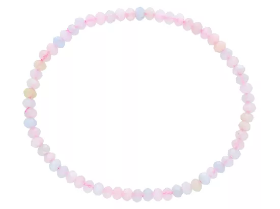 R5B38 BRANSOLETKA MORGANIT OPONKI FASETOWANE 4 mm